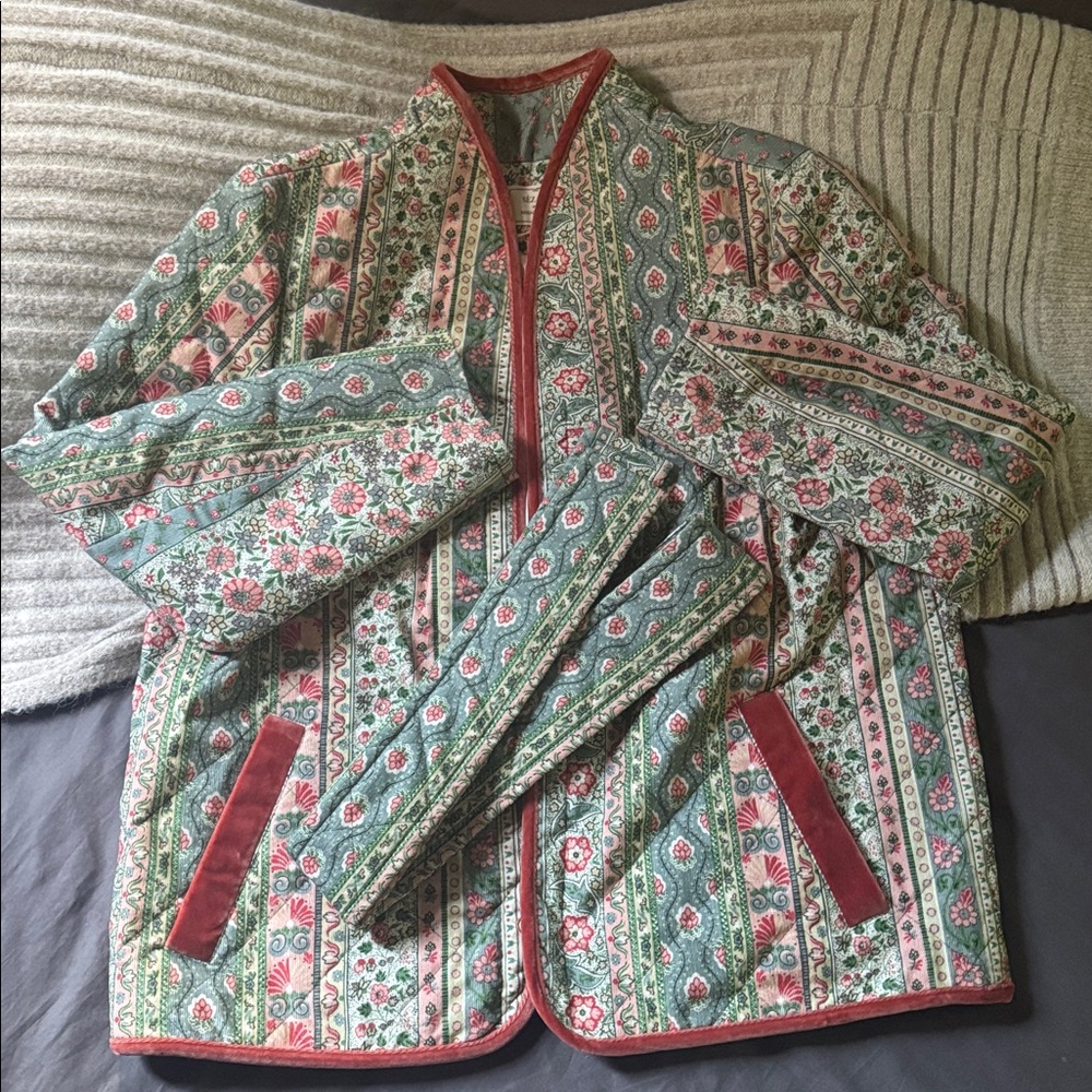 Sézane x MDLO Mencia Quilted Jacket Candeur 10